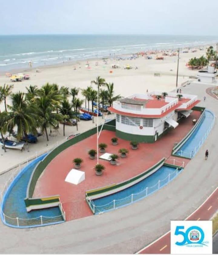 Praia Grande -Ocian Rio D'Ouro Ape 70Mt Do Mar Екстер'єр фото